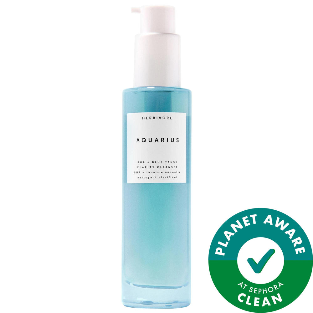 Aquarius Clarifying Cleanser - BHA Gel for Oily Skin, Vegan & Cruelty-Free Aquarius Clarifying Cleanser - Vegan BHA Gel for Acne-Prone Skin clarifying cleanser, BHA gel cleanser, vegan skincare, cruelty-free skincare, acne treatment, oily skin care, combination skin care, salicylic acid cleanser, blue tansy oil benefits, zinc PCA, sustainable beauty, recyclable packaging, skincare for oily skin, acne prone skin solutions, natural skincare ingredients