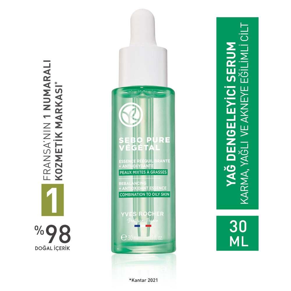 Sebo Pure Vegetal Antioksidan Cilt Serumu - Karma ve Yağlı Ciltler için Bitkisel Salisilik Asit ile Sebum Kontrolü Sebo Pure Antioksidan Serum - Sebum Kontrolü Antioksidan Cilt Serumu, Karma ve Yağlı Cilt Bakımı, Bitkisel Salisilik Asit, Sebum Kontrolü, Gözenekleri Sıkılaştırma, Cilt Bakım Ürünleri, Yağlı Cilt Çözümleri, Antioksidan İçerikli Ürünler