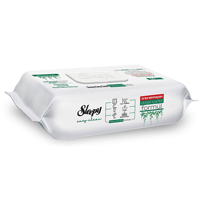 Sleepy Easy Clean Surface Cleaning Wipes 50-Pack - Large & Thick