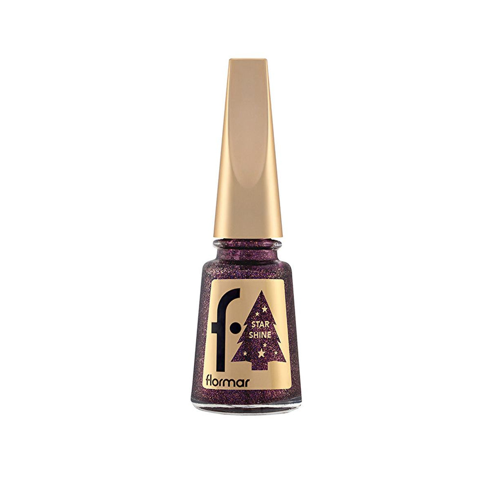 Flormar Star Shine Yoğun Pigmentli Metalik Görünúmlö Oje - Metallic Nail Polish with High Pigmentation & Long - Nail Polish
