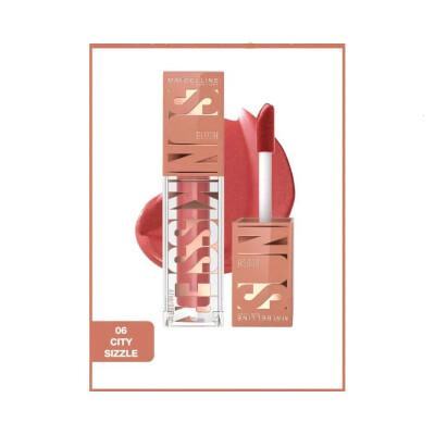 Maybelline New York Sunkisser Liquid Blush - Natural Flush, Long-Lasting Makeup for Sensitive Skin - 06 City Sizzle Maybelline Sunkisser Liquid Blush - Natural, Long-Lasting Glow Liquid Blush, Maybelline Sunkisser, Natural Makeup, Long-lasting Blush, Sensitive Skin Friendly, Makeup, Cosmetics, Beauty Products, Natural Flush, Healthy Glow