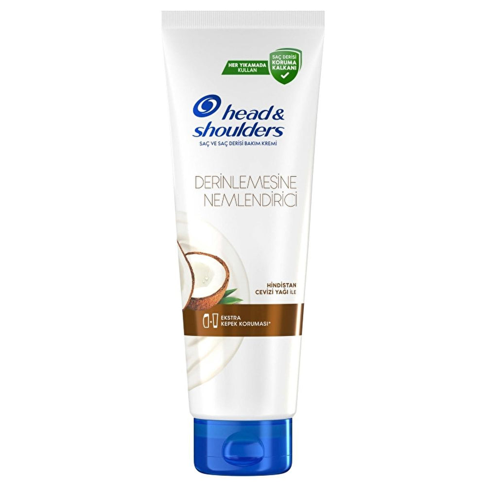 Head & Shoulders Coconut Oil Deep Moisturizing Hair Conditioner: Anti-Dandruff & Frizz Control, Hydrates Dry Scalp, Lasting Coconut Scent Head & Shoulders Coconut Oil Conditioner: Hydrates & Fights Flakes Coconut oil hair conditioner, Deep moisturizing conditioner, Anti-dandruff conditioner, Frizz control conditioner, Head and Shoulders conditioner, Dry scalp treatment, Coconut scented hair product, Moisturizing hair care, Hair and scalp treatment, hair conditioner, coconut hair product, moisturizing condit