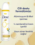 Dove Aluminum-Free Deodorant Spray - Vanilla & Lemon Blossom, Sensitive Skin Formula, 72-Hour Odor Protection Dove Aluminum-Free Deodorant - Vanilla Lemon, Sensitive Skin aluminum free deodorant, vanilla lemon blossom deodorant, sensitive skin deodorant, long lasting deodorant, natural deodorant spray, 0% aluminum deodorant, deodorant spray for women, aluminum-free deodorant spray, deodorant, spray, women's deodorant, gentle deodorant, refreshing scent, body odor protection, 72 hour protection, moisturizing