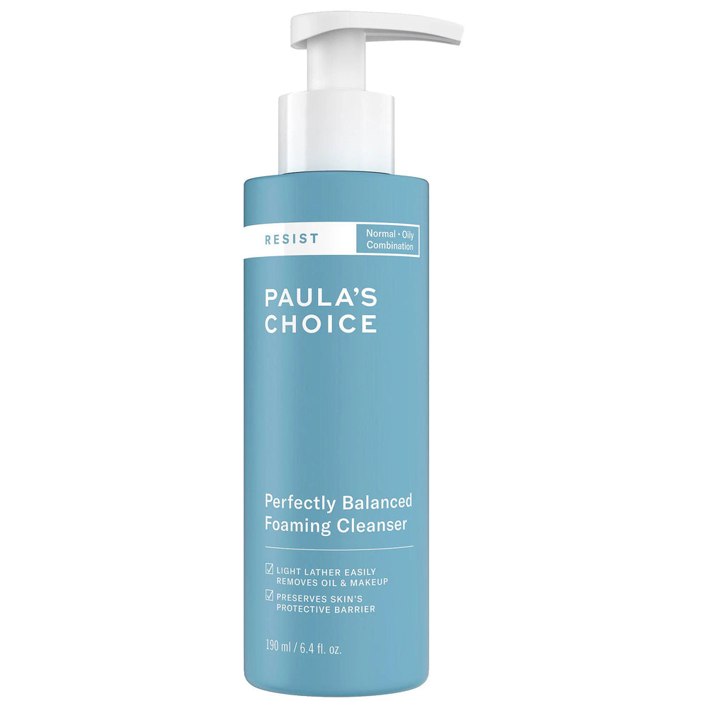 RESIST: Hyaluronic Acid Foaming Facial Cleanser - Gentle Face Wash for Oily, Acne Prone Skin - Pore Minimizing, Hydrating, Cruelty-Free RESIST Foaming Cleanser - Gentle Face Wash for Oily Skin foaming facial cleanser, gentle face wash, hyaluronic acid cleanser, ceramide cleanser, oil control cleanser, pore minimizing cleanser, cruelty-free cleanser, recyclable cleanser, best face wash for oily skin, hydrating face cleanser, face wash, cleanser, skincare, oily skin, combination skin, normal skin, hyaluronic