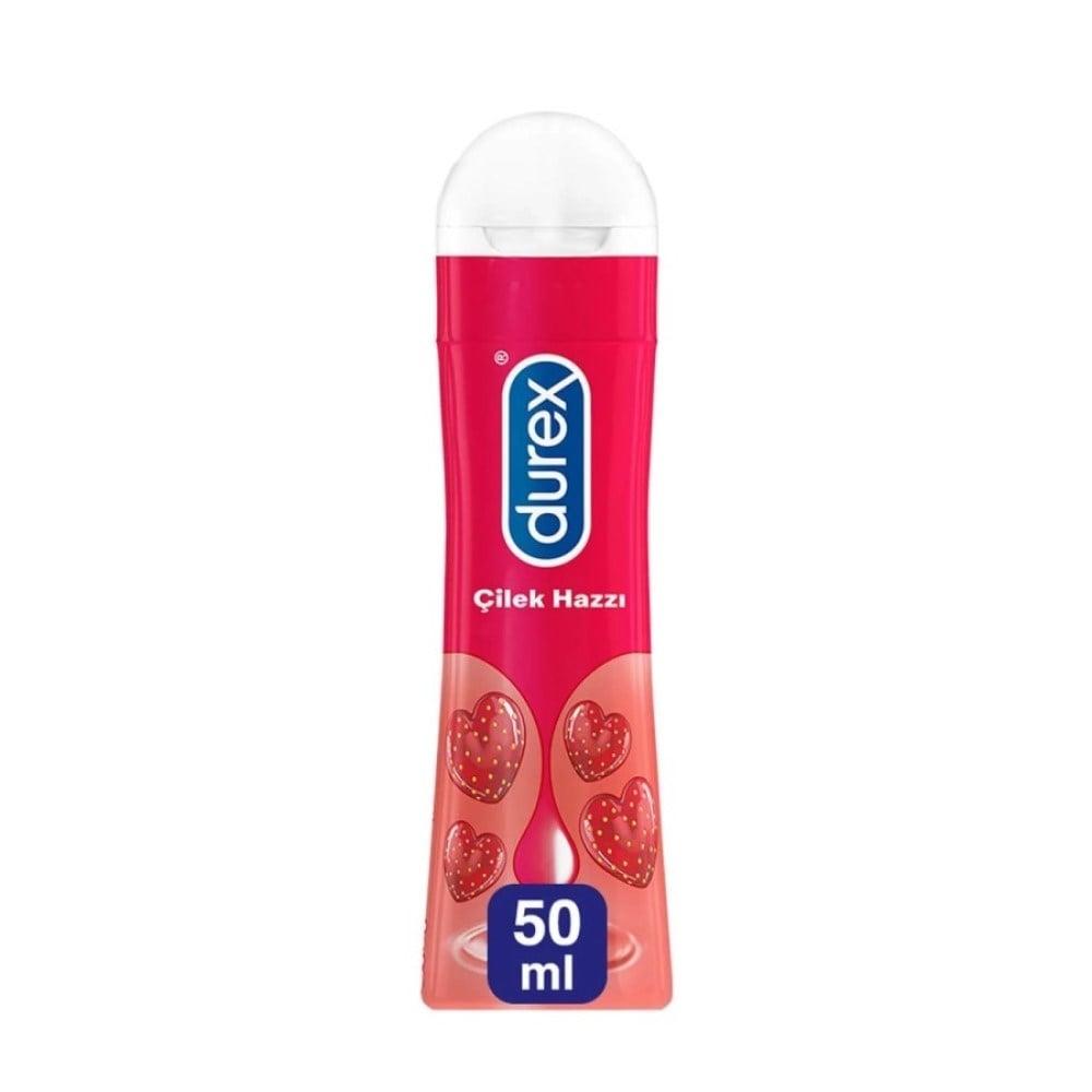Durex Strawberry Flavored Personal Lubricant - Water-Based, Sugar-Free, 1.69 fl oz Durex Strawberry Lubricant - Water-Based & Sugar-Free personal lubricant, flavored lubricant, strawberry lubricant, water-based lubricant, sugar-free lubricant, intimate care, adult products, Durex, pleasure enhancement, sexual wellness