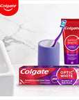 Colgate Optic White Purple Reveal Toothpaste 75ml - Whitening Formula