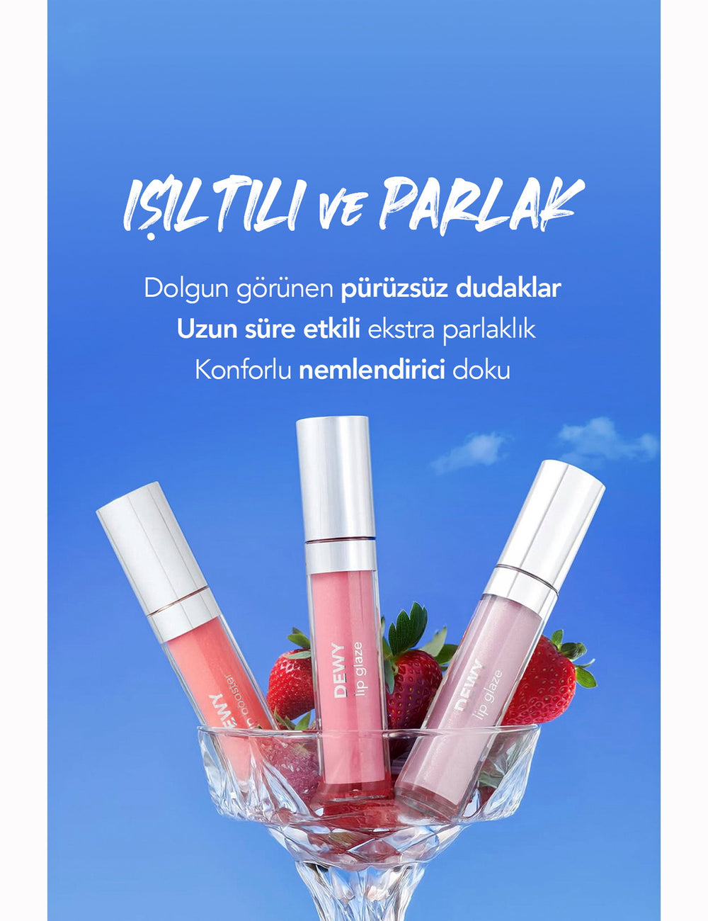 Flormar Dewy Lip Glaze Plumping Lip Gloss 4.5ml