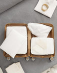 Ocean Home Luggage Organizer Set - 4 Piece Travel Accessory for Effortless Packing & Storage Ocean Home 4-Piece Luggage Organizer Set for Travel & Storage luggage organizer, travel organizer, closet organizer, packing cubes, travel accessories, storage solutions, travel bags, luggage accessories, closet organization, organization sets, polyester products