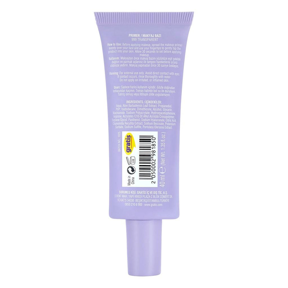 Beaulis Prep It Smoothing Makeup Primer Transparent