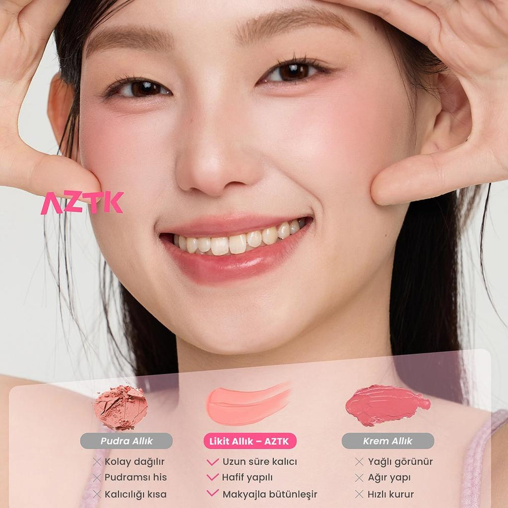 AZTK Liquid Blush Jelly Effect JC06 Guava Cream