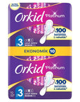 Orkid Platinum Night Size 3 Sanitary Pads 10 Count