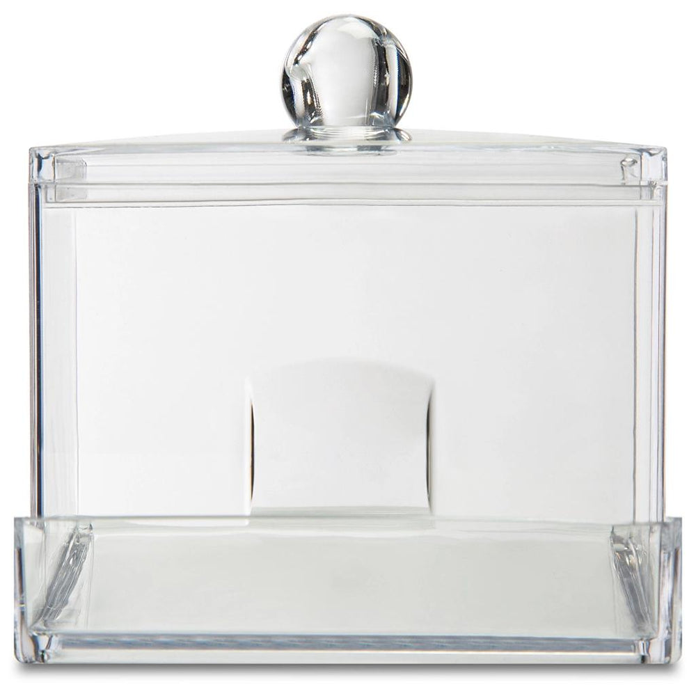 Eklips Cotton Swab Organizer Clear Acrylic Case