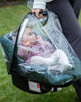 Babyjem Baby Rain Cover - Phthalate-Free PVC Rain Protection for Baby Carriers - view 3