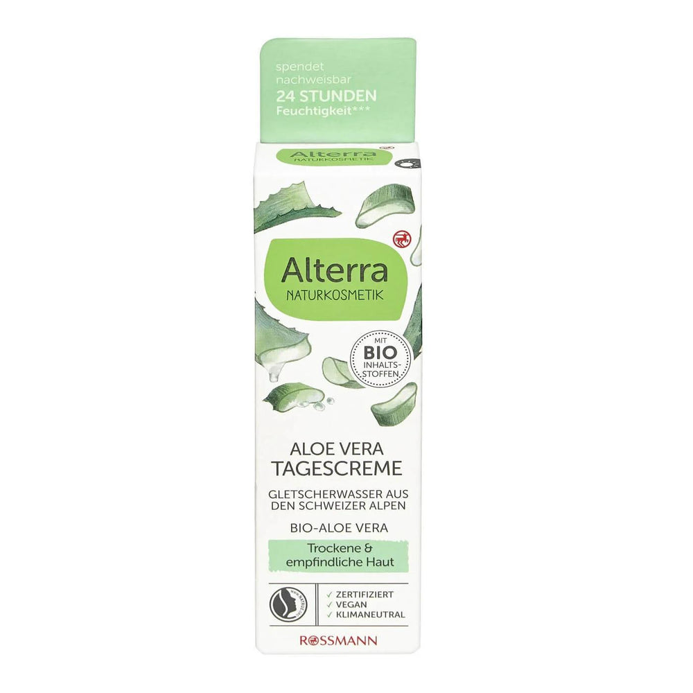 Alterra Organic Aloe Vera Day Cream for Hydrated Skin 50 ml