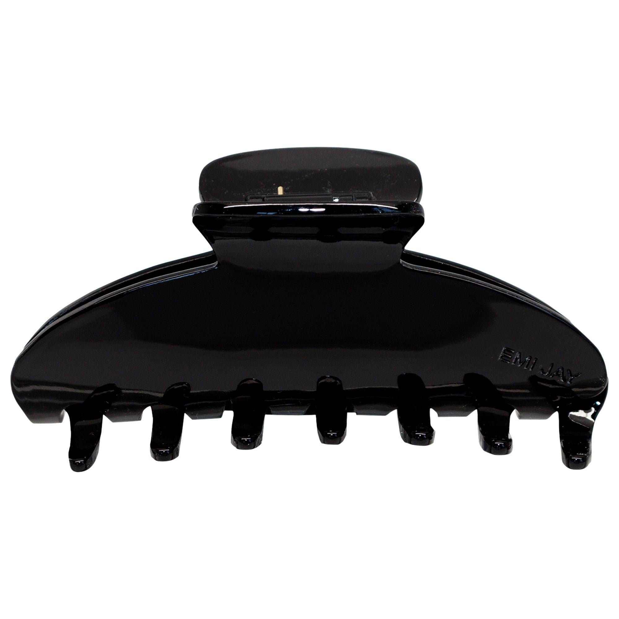 Emi Jay Big Effing Clip Hair Claw - Noir: Secure Hold for Thick, Curly Hair - Biodegradable, Large Hair Styling Accessory Emi Jay Big Hair Clip - Secure Hold, Eco-Friendly Hair Claw hair claw clip, large hair clip, biodegradable hair clip, hair accessory, hair styling clip, hair clip for thick hair, hair clip for curly hair, Emi Jay hair clip, big hair clip, black hair claw clip, hair clip, claw clip, hair accessories, styling clip, hair styling, biodegradable clip, eco-friendly hair clip, hair clip for fin