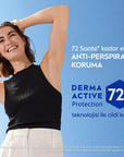 Nivea Women's Deodorant Spray Black & White Clear - 72 Hour Anti-Perspirant Protection, Dermatologically Tested, No White Marks or Yellow Stains Nivea Black & White Clear Deodorant - 72hr Protection women's deodorant spray,Nivea Black & White Clear,anti-perspirant deodorant,72-hour protection,dermatologically tested deodorant,women's personal care,freshness,confidence,active lifestyle,sensitive skin,ethanol-free,deodorant for women,long-lasting protection,anti-sweat,deodorant spray,personal hygiene,cosmetic