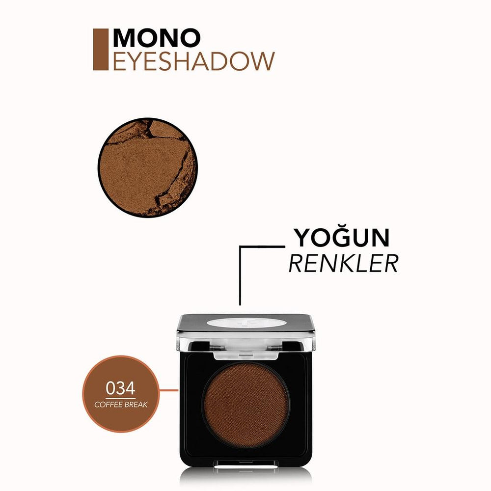 Flormar Mono High-Pigment Shimmer Eyeshadow 034 Coffee Break