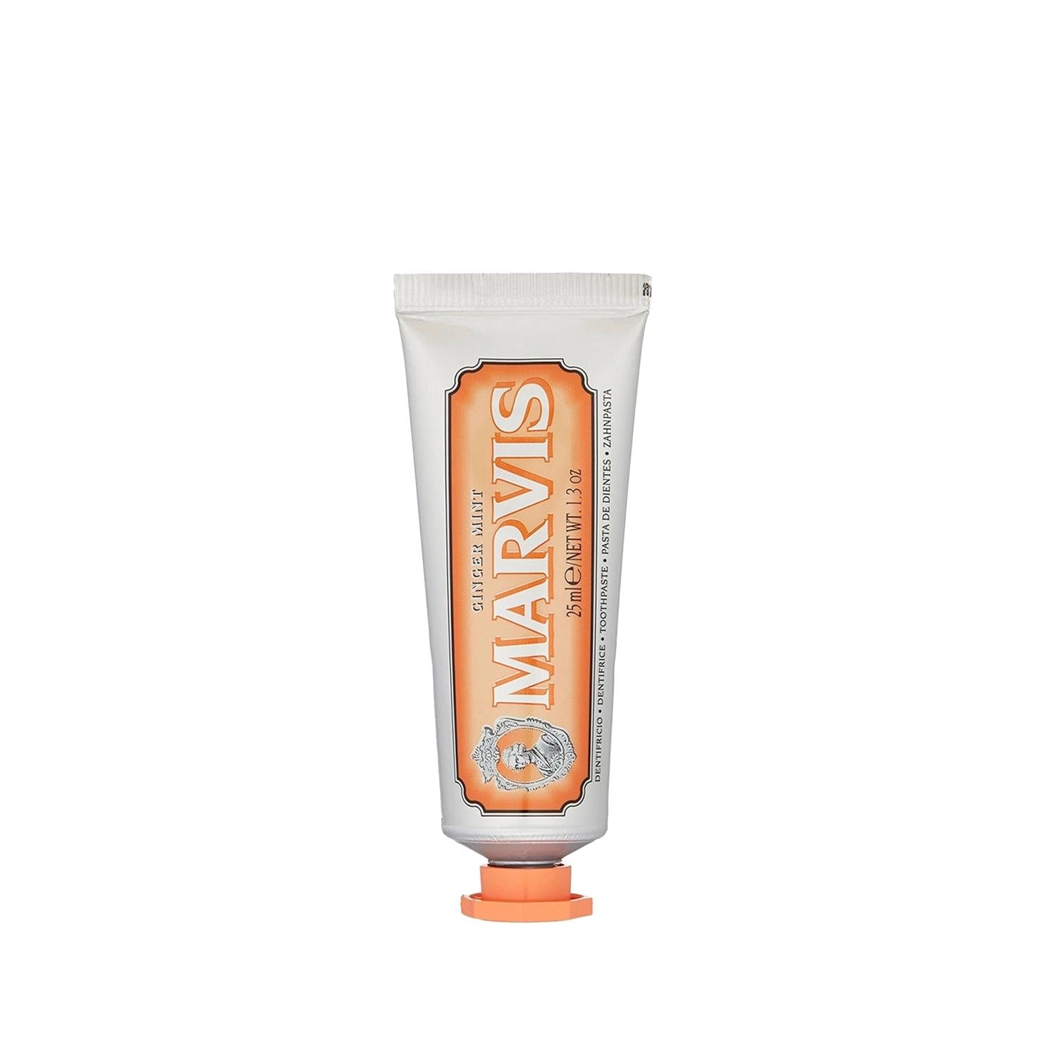 Marvis Ginger Mint Toothpaste - Unique Flavored Oral Care for Travelers, 0.85 fl oz Marvis Ginger Mint Toothpaste - Unique Travel-Sized Oral Care Ginger Mint Toothpaste, Travel Sized Toothpaste, Marvis Toothpaste, Flavored Toothpaste, Unique Oral Care Products, Oral Hygiene, Travel Essentials, Premium Toothpaste, Ginger Mint Flavor, Compact Toothpaste, Luxury Oral Care
