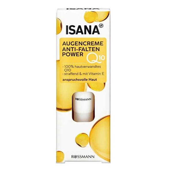 Isana Anti-Aging Eye Cream with Q10 & Vitamin E - Reduces Fine Lines & Wrinkles, Enhances Skin Elasticity Isana Eye Cream with Q10 - Anti-Aging Skincare Eye Cream, Anti-aging, Wrinkle reduction, Q10, Vitamin E, Skincare, Fine lines, Skin elasticity, Sensitive skin, Contact lens wearers, Dermatologically tested, Ophthalmologically tested, Cosmetics, Beauty, Anti-aging skincare, Wrinkle care