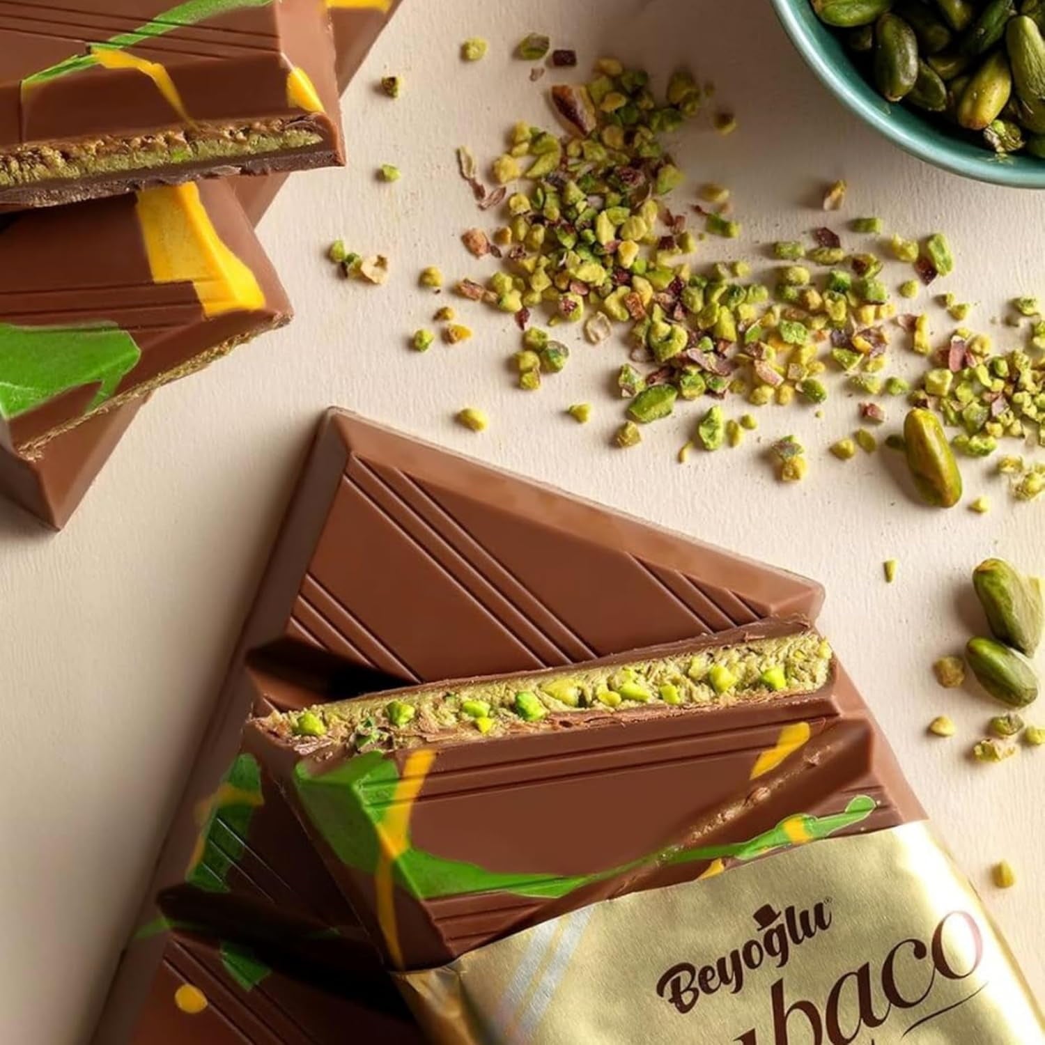 Beyoglu Dubaco Dubai Chocolate Bar 3.17 oz (90gr) - Express Shipping