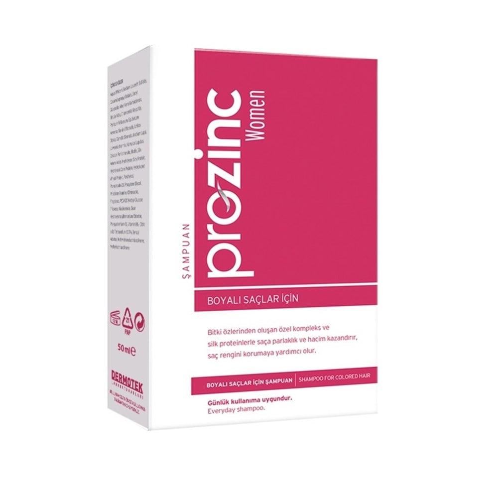 Prozinc Women's Shampoo for Colored Hair - Nourishing, Dandruff Control, Paraben-Free - 10.14 fl oz Prozinc Women's Shampoo - Nourishing & Dandruff Control Women's Shampoo, Colored Hair Care, Dandruff Control Shampoo, Nourishing Shampoo, Paraben-Free Hair Care, Hair Loss Prevention, Silk Protein Shampoo, Biotin Shampoo, Dermatologically Tested, Colorant-Free, Natural Hair Care, Hair Growth Support