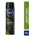 Nivea Men Deep Dimension Amazonia Deodorant Spray 150ml - 48 Hour Protection