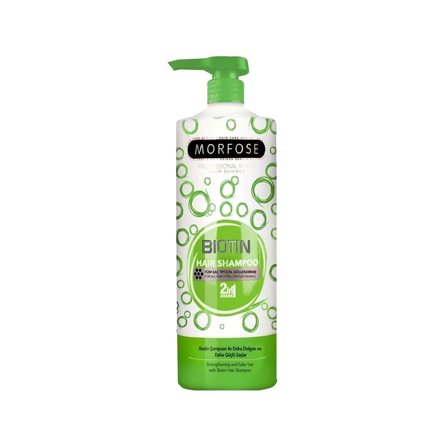 Morfose Biotin Shampoo 1000ml - Strengthen & Nourish Hair with Biotin Enriched Formula Morfose Biotin Shampoo 1000ml - Strengthen Hair Biotin Shampoo, Hair Strengthening Shampoo, Morfose Biotin Shampoo, 1000 ml Shampoo, Promotional Hair Care Products, Hair Loss Solution, Hair Nourishment, Biotin Enriched Formula, Long-Lasting Hair Care, Healthy Hair Growth