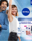 Nivea Men Derma Control Clinical Deodorant Spray - Long Lasting Anti-Perspirant Protection, Alcohol-Free, 5.07 fl oz Nivea Men Derma Control Deodorant Spray - Long Lasting Protection Nivea Men Deodorant Spray, Derma Control Clinical Deodorant, Alcohol-free Deodorant, Anti-perspirant Deodorant for Men, Long-lasting Deodorant Protection, Deodorant Spray for Men, Sensitive Skin Deodorant, Dermatologically Tested Deodorant, Men's Grooming, Personal Care, Hygiene Products