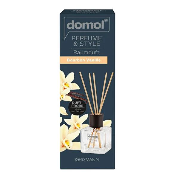 Domol Bourbon Vanilla Room Fragrance - Long Lasting, Eco-Friendly FSC Certified Home Fragrance, 1.69 fl oz Domol Bourbon Vanilla Room Fragrance - Eco-Friendly & Long Lasting room fragrance, vanilla scent, home fragrance, FSC certified, recyclable packaging, bourbon vanilla, long-lasting fragrance, eco-friendly, sustainable, home ambiance, relaxation, comfort
