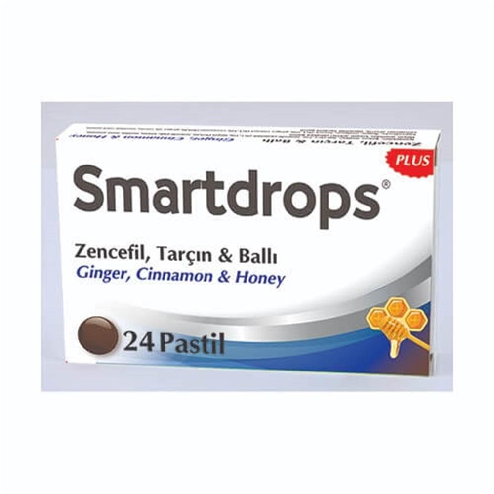 Smartdrops Ginger and Cinnamon Lozenges Sweetened with Honey - Natural Throat Soother Smartdrops Ginger Cinnamon Lozenges - Natural Throat Comfort Ginger and Cinnamon Lozenges, Honey sweetened throat lozenges, Natural dietary supplement lozenges, Ginger Cinnamon Honey Pastilles, Soothing throat lozenges, throat comfort, natural lozenges, dietary supplement, health-conscious, wellness products, honey, ginger, cinnamon, lozenge form