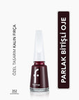 Flormar Blackstar Red Nail Enamel - Long-Lasting, Vibrant Nail Color with Nail Care Benefits - view 5