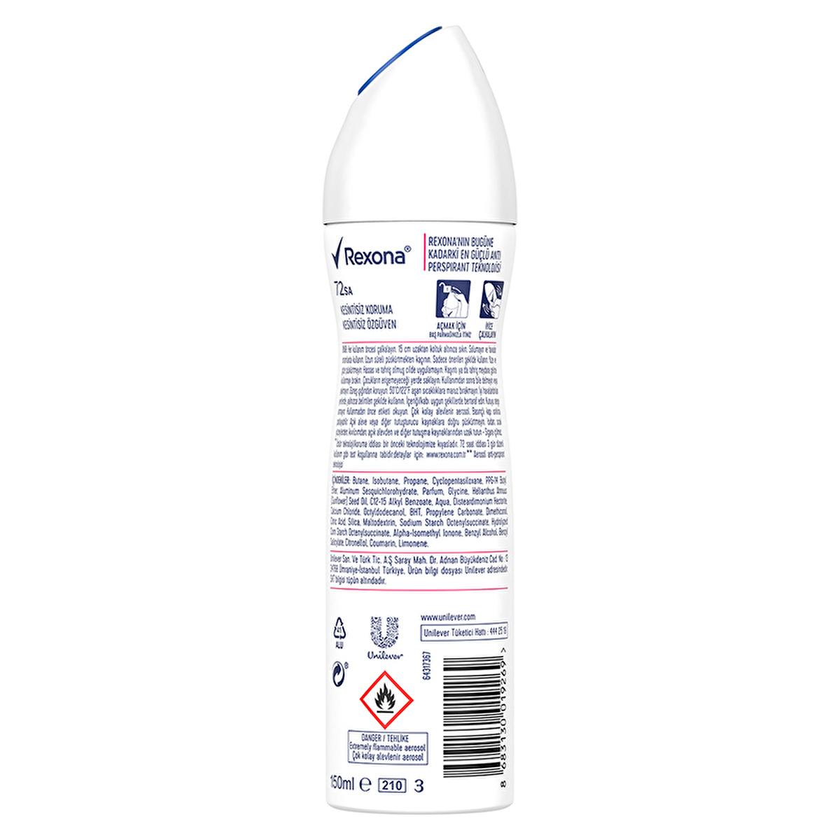 Rexona Women's Deodorant Spray - Sexy Bouquet Fragrance, 72 Hour Protection Rexona Women's Deodorant Spray - 72 Hour Protection Women's Deodorant Spray, Long-lasting Deodorant, Antiperspirant Deodorant, Rexona Deodorant, Sexy Bouquet Fragrance, Floral Fragrance, Confidence, Freshness, Active Women, Personal Care, Hygiene, 72 Hour Protection