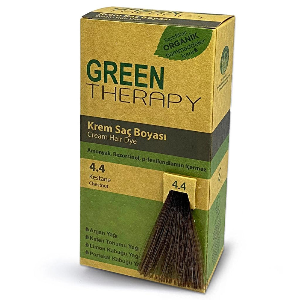 Green Therapy Cream Hair Dye 4.4 Kestane