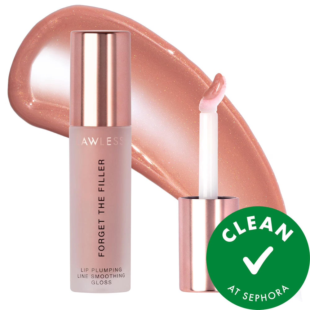 Forget The Filler Lip Plumper Gloss: Hydrating, Smoothing, and Vegan Lip Volume Enhancer Forget The Filler Lip Plumper: Vegan, Cruelty-Free Lip Volume lip plumper gloss, vegan lip gloss, cruelty-free lip plumper, hydrating lip gloss, lip volume enhancer, line smoothing lip treatment, shea butter lip gloss, rosehip oil lip gloss, clean beauty lip gloss, lip plumper, vegan gloss, cruelty-free gloss, hydrating gloss, lip volume, line smoothing, shea butter, rosehip oil, clean beauty, fuller lips, lip hydration