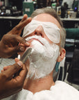 Proraso Shaving Cream in use