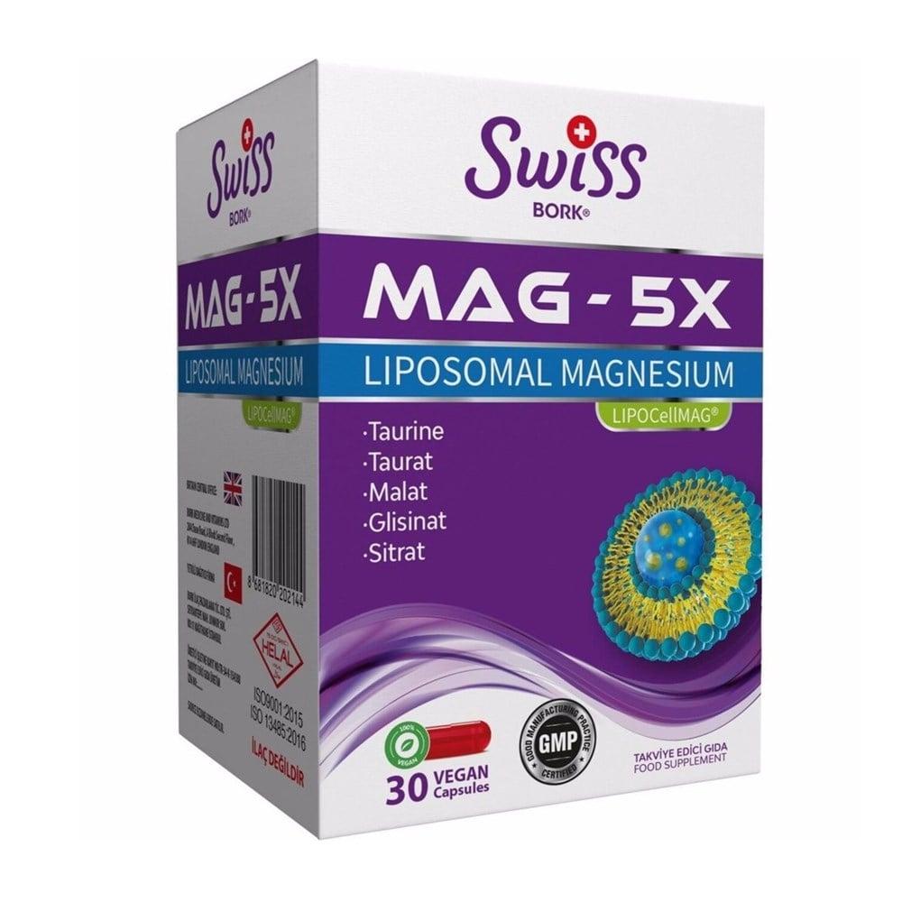 Swiss Bork Mag-5X Liposomal Magnesium Capsules - 30 Count | Magnesium Supplement for Enhanced Absorption Swiss Bork Mag-5X Liposomal Magnesium - Best Magnesium Supplement Magnesium Supplement, Liposomal Magnesium, Swiss Bork Mag-5X, Magnesium Capsules, Dietary Supplement, Health Supplements, Wellness Products, Nutritional Supplements