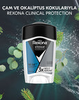 Rexona Men Clinical Protection Stick Deodorant Clean Scent - 45ml