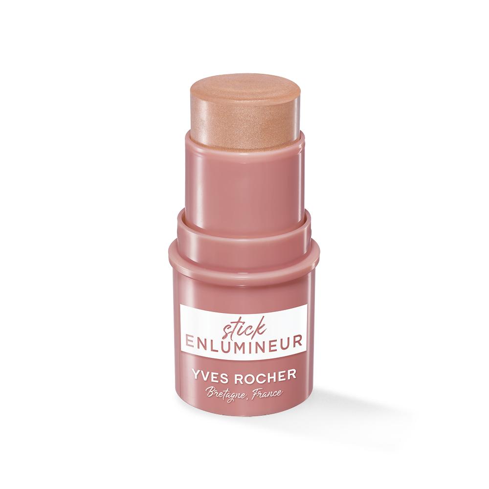 Yves Rocher Highlighter Stick - Creamy Makeup Highlighter with Monoi Scent & Coconut Oil for Radiant Glow Yves Rocher Creamy Highlighter Stick for Radiant Glow highlighter stick, makeup highlighter, cream highlighter, Monoi scented beauty products, coconut oil infused cosmetics, radiant glow, creamy texture, nourishing ingredients, subtle glow, daily makeup, special occasions, natural beauty