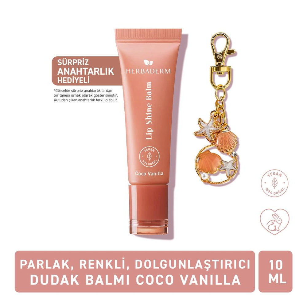 Herbaderm Coco Vanilla Glossy Lip Balm 10 ml