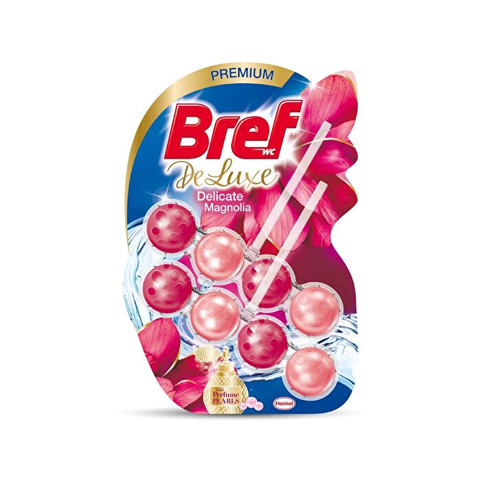 Bref Deluxe Magnolia Toilet Block 2-Pack - Hygienic Cleaning