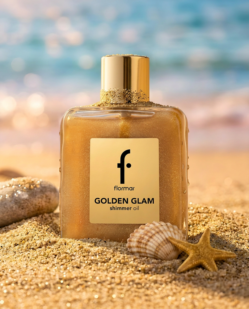 Flormar Golden Glam Shimmer Oil for Hair & Body 100ml