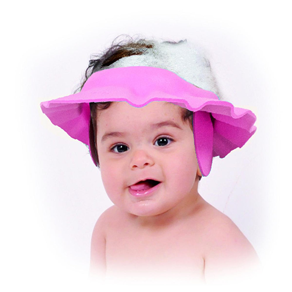 Sevi Bebe Baby Bath Cap - Soft Eva, Adjustable, Prevents Shampoo in Eyes & Ears - view 3