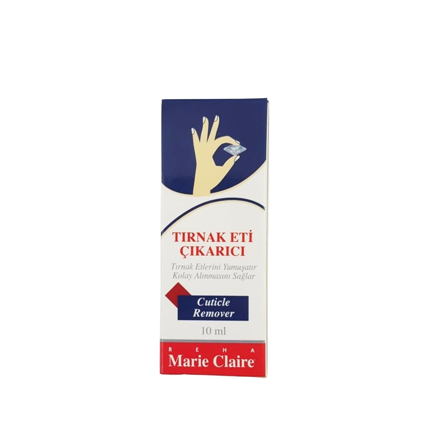 Marie Claire Nail Cuticle Remover - 10ml, Effective & Safe Nail Care Solution Marie Claire 10ml Nail Cuticle Remover nail cuticle remover, Marie Claire nail care, cuticle removal product, nail care, manicure and pedicure, nail health, nail grooming, cuticle care, beauty products, personal care, cosmetics, nail cosmetics, Marie Claire cosmetics