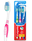 Colgate Manual Toothbrush with Tongue Cleaner - Extra Clean for Effective Oral Hygiene - Toothpaste