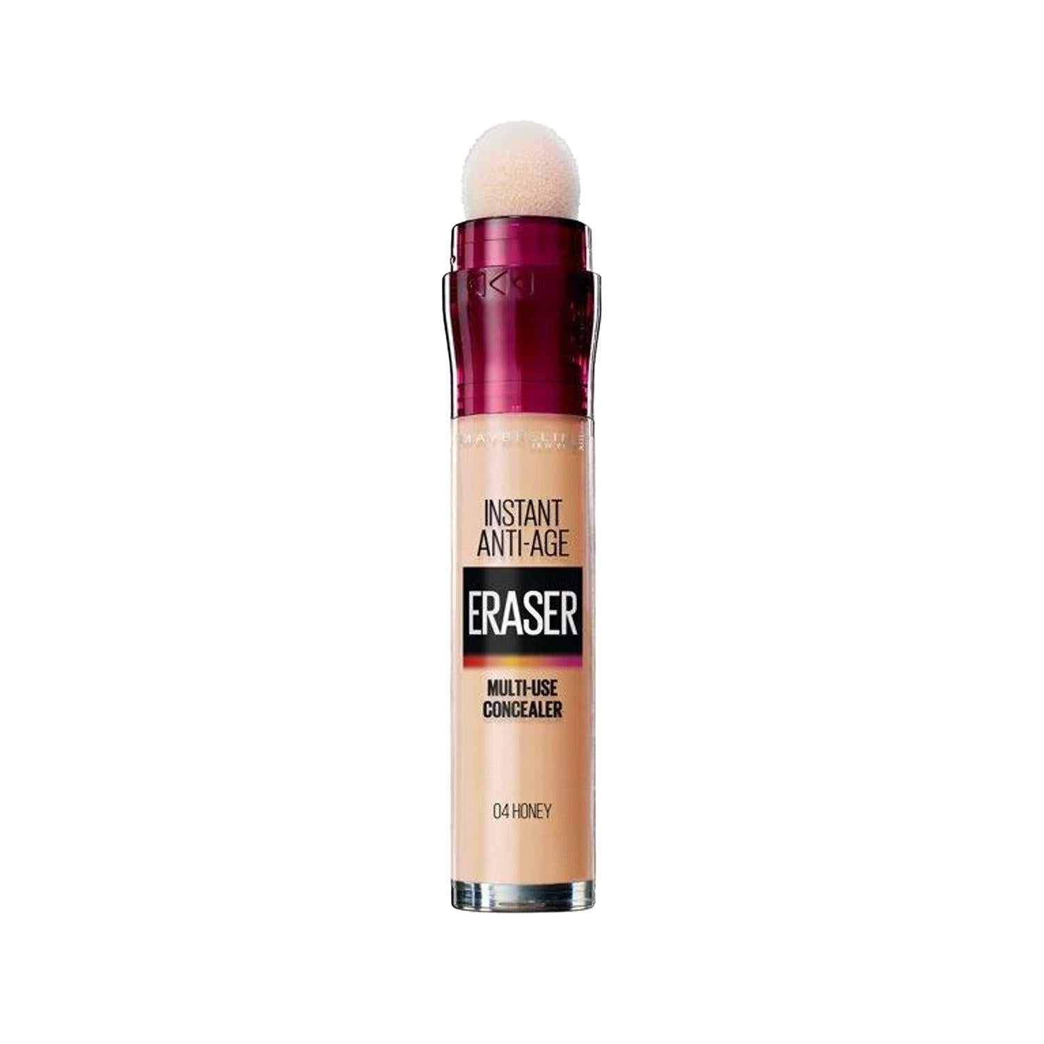 Maybelline New York Instant Anti Age Eraser Concealer - Anti Aging, Dark Circle Coverage, 04 Honey Shade Maybelline Instant Anti Age Eraser Concealer - Anti Aging & Dark Circle Coverage Maybelline New York Concealer, Anti Aging Concealer, Instant Anti Age Eraser, Concealer for dark circles, Honey shade concealer, Makeup, Cosmetics, Beauty Products, Anti-aging Makeup, Dark Circle Coverage, Natural Coverage, Flawless Finish, Quick Makeup Solutions, Beauty Essentials