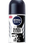 Nivea Men Invisible Black Roll-On Deodorant: Anti-Stain, Long Lasting Odor Protection, Clean & Dry Feel for Sensitive Skin - 1.69 fl oz Nivea Men Anti-Stain Deodorant: Long Lasting Odor Protection Nivea men deodorant, roll-on deodorant for men, anti-stain deodorant, invisible deodorant men, long lasting deodorant men, men's grooming, odor protection, deodorant for sensitive skin men, men deodorant, roll-on, anti-stain, invisible, long lasting, grooming, odor, sensitive skin, personal care, deodorant, body o