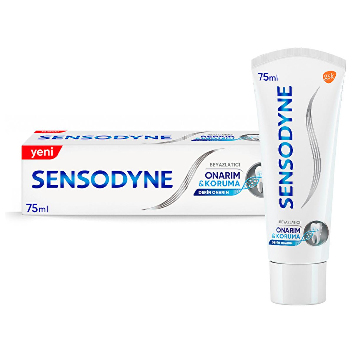 Sensodyne Desensitizing Toothpaste for Sensitive Teeth Repair - 2.54 fl oz, NovaMin Technology, Whitening Benefits Sensodyne Toothpaste for Sensitive Teeth - NovaMin Technology Sensodyne toothpaste, desensitizing toothpaste, sensitive teeth repair, NovaMin technology toothpaste, whitening toothpaste for sensitive teeth, oral care, sensitive teeth relief, toothpaste for sensitive teeth, whitening toothpaste, oral hygiene, desensitizing oral care
