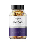 Collagen Forte Premium Omega 3 1000 mg Softgel Capsules - Supports Heart Health & Skin Elasticity Collagen Forte Omega 3 1000 mg Softgels - Heart Health & Skin Support Collagen Supplement, Omega-3 1000 mg, Softgel Capsules, Premium Dietary Supplement, Omega-3 Fatty Acids, Heart Health Support, Skin Elasticity Support, Joint Health Support, Cardiovascular Health, Brain Function Support, Health and Wellness, Dietary Supplements, Omega-3 Supplements