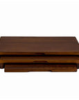 Lava Cast Iroko Wooden Serving Board Set - Durable Rectangular Cutting Board for Meat and Food Serving, 9.84 x - view 3