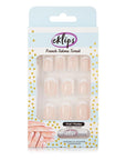Eklips Oval French Pink Press-On Nails for Natural Look 24 Count